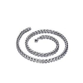 Chavin CY83 Burgu 8 mm 60 cm Kalın Çelik Erkek Zincir Kolye