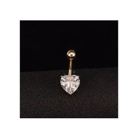 Chavin DA47 Kalp Taşlı Göbek Piercing