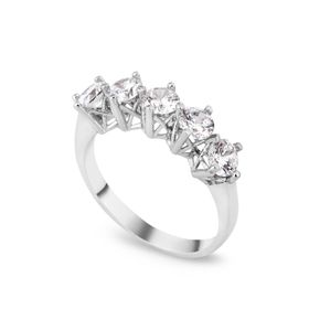 Chavin DE54-14 2.5 Carat Beştaş Kadın Gümüş Yüzük