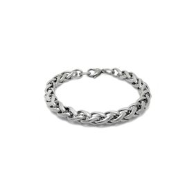 Chavin DG36 8 mm Gri Çelik Erkek Bileklik