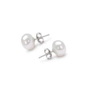 Chavin dg90-6 Ufak 6 mm Gerçek inci Gümüş Küpe