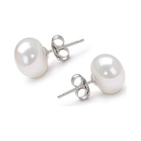 Chavin dg90-6 Ufak 6 mm Gerçek inci Gümüş Küpe