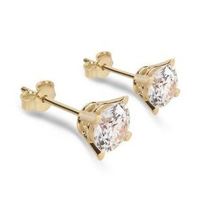 Chavin DH15SR 2 crt. Swarovski Tektaş Gümüş Küpe