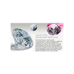 Chavin DH18SR 2 Crt Swarovski Tektaş Gümüş Kolye