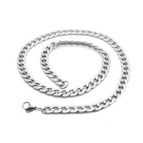 Chavin DM94-7 Gri 60 cm 7 mm Çizgili Gürmet Çelik Erkek Zincir