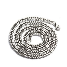 Chavin DM95 Gri 55 cm 7 mm Gürmet Çelik Erkek Bijuteri Kolye