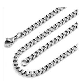 Chavin DN76 Gri 2 mm 75 cm Uzun Çelik Erkek Bijuteri Kolye