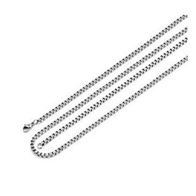 Chavin DN76 Gri 2 mm 75 cm Uzun Çelik Erkek Bijuteri Kolye