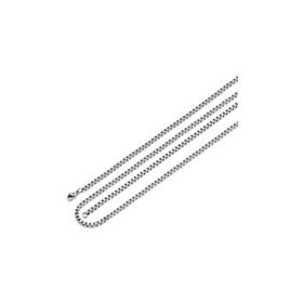 Chavin DN76 Gri 2 mm 75 cm Uzun Çelik Erkek Bijuteri Kolye