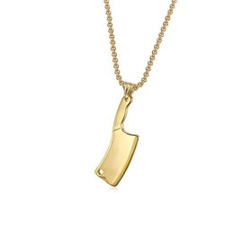 Chavin DP51SR Gold Satır Figürü Çelik Erkek Kolye