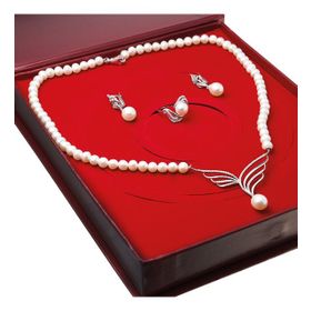 Chavin DS34 İnci Gümüş Set