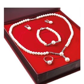 Chavin DS43 İnci Rose Gümüş Set