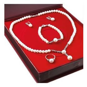Chavin DS43 İnci Rose Gümüş Set