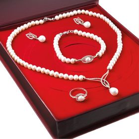 Chavin DS45 İnci Rose Gümüş Set