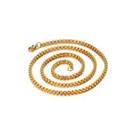 Chavin DS50 Gold Sarı 60 cm 3 mm Erkek Çelik Zincir