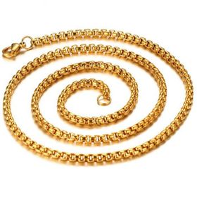 Chavin DS50 Gold Sarı 60 cm 3 mm Erkek Çelik Zincir