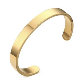 Chavin DS82SR Gold Kelepçe Dizayn Çelik Erkek Bileklik
