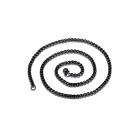 Chavin DT37 60 cm Uzun Siyah 3 mm Erkek Çelik Zincir