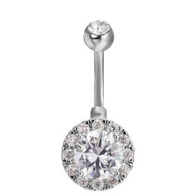Chavin DT80BY Yuvarlak Komple Taşlı Göbek Piercing