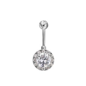 Chavin DT80BY Yuvarlak Komple Taşlı Göbek Piercing