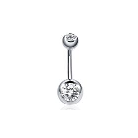 Chavin DT80BY Yuvarlak Komple Taşlı Göbek Piercing