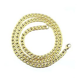 Chavin DU15-5 Figaro Yassı 60 cm 5 mm Çelik Erkek Zincir
