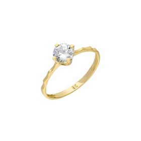 Chavin DU29-10 0.65 Carat Tek Taş Sarı Altın Yüzük