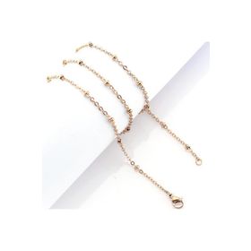 Chavin EB28 Rose 2 mm 50 cm İnce Araları Toplu Çelik Kolye Zinciri