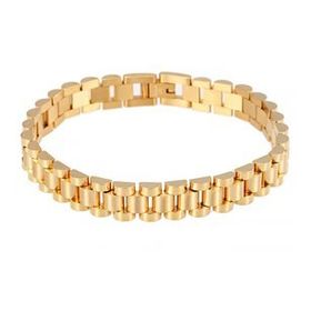 Chavin ED02SR Gold 316 L Çelik Parlak ve Mat Erkek Bileklik