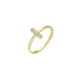 Chavin ED75SR Sarı Gümüş Taşlı Mini Eklem Yüzüğü