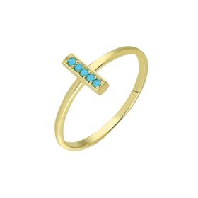 Chavin ED76SR Gümüş Taşlı Yüzük Mini Kadın Eklem Yüzüğü