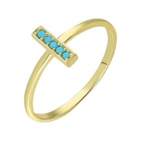Chavin ED76SR Gümüş Taşlı Yüzük Mini Kadın Eklem Yüzüğü