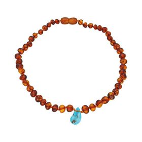 Chavin EG40 Kehribar Kolye Kız Erkek Çocuk Bebek Diş Kolyesi