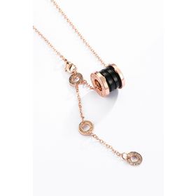Chavin EG78SY Roma Rakamlı Siyah Rose Kap Kolye