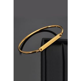 Chavin EH06SR Gold Kelepçe Dizayn Çelik Kadın Bileklik