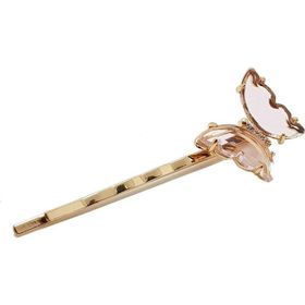 Chavin EH22RS Kelebek Mavi Rose Gold Kadın Toka