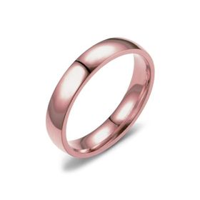 Chavin EH24RS 4 mm Söz Nişan Rose Çelik Yüzük