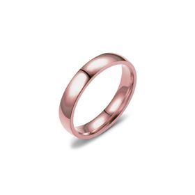 Chavin EH24RS 4 mm Söz Nişan Rose Çelik Yüzük