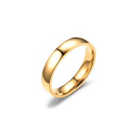 Chavin EH24RS 4 mm Söz Nişan Rose Çelik Yüzük