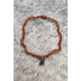 Chavin Eİ06 Kehribar Kolye Kız Erkek Çocuk Bebek Diş Kolyesi