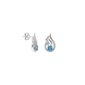 Chavin EI08 Topaz Melek Kanadı 0.02 Karat Gümüş Pırlanta Küpe