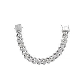 Chavin EK19BY 15 Mm. Kalın Taşlı Alloy Erkek Bileklik