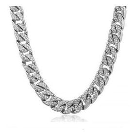 Chavin EK21BY 13 mm Kalın 60 cm Taşlı Alloy Erkek Zincir