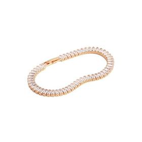 Chavin ES53 Su Yolu Baget Beyaz Taşlı Rose Gold Kadın Bileklik