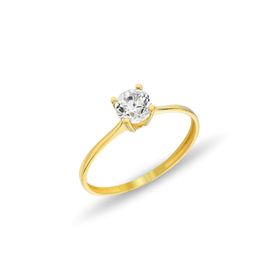 Chavin ET70-10 0.65 Carat Tek Taş 8 Ayar Sarı Altın Yüzük