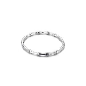Chavin ET77BY 4 mm Gri İnce Kelepçe Dizayn Çelik Bayan Bileklik