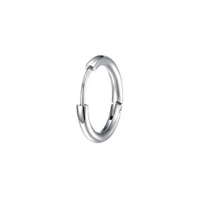 Chavin ET96BY Çelik Gri 10 mm Tekli Küçük Unisex Halka Küpe