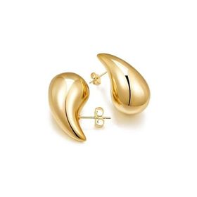 Chavin EU05SR Çelik Damla Dizayn Gold Kadın Küpe