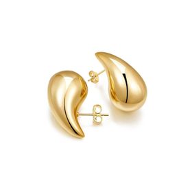 Chavin EU05SR Çelik Damla Dizayn Gold Kadın Küpe