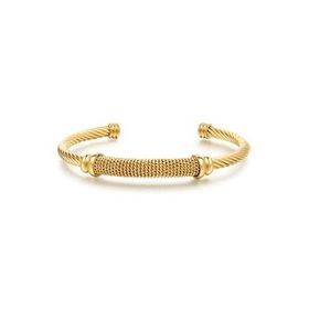 Chavin EU24SR Gold Helezon Kelepçe Dizayn Çelik Kadın Bileklik